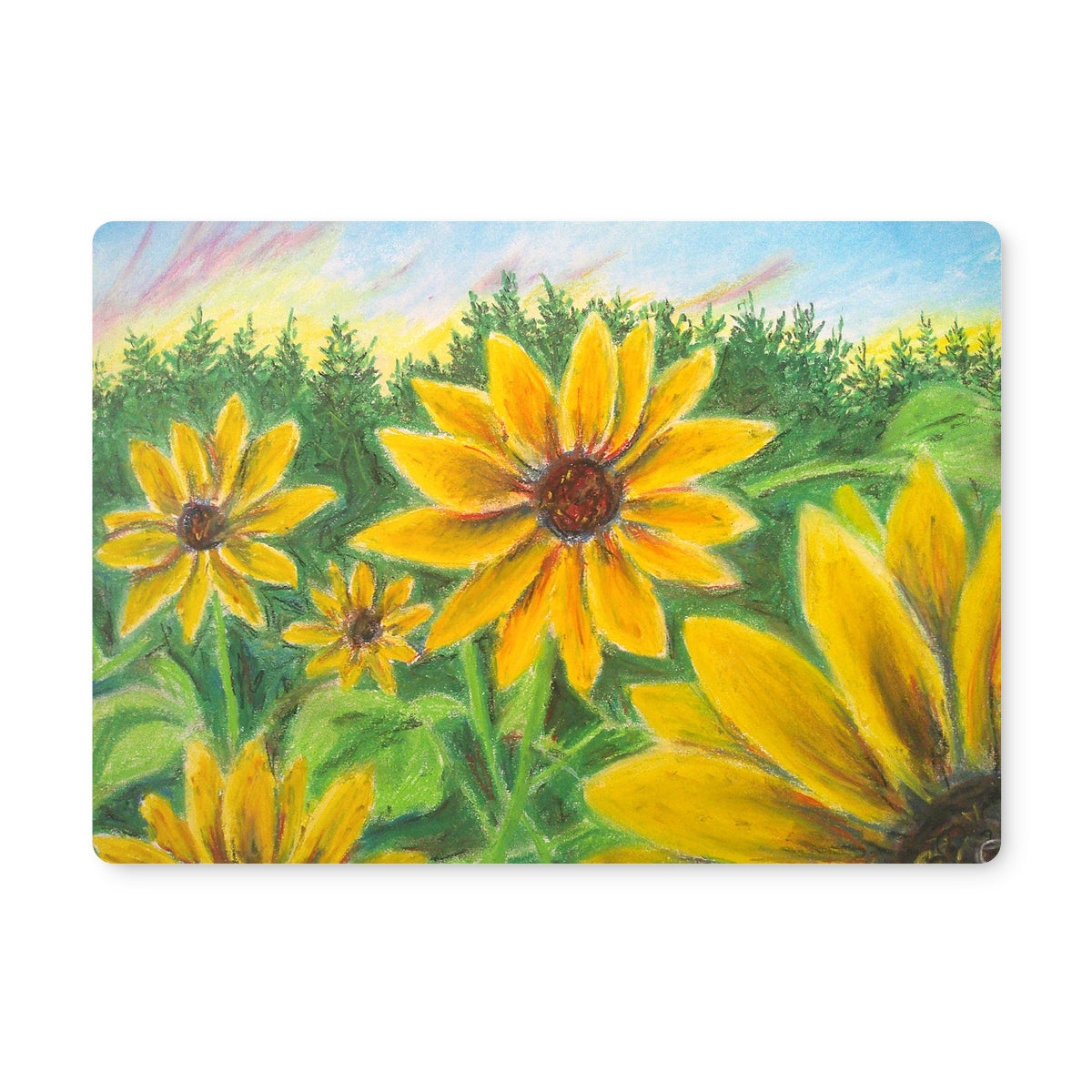 Sunflower on Rainbows ~ Placemat
