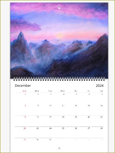 Euphoric Dreams ~ Calendars (US & CA)