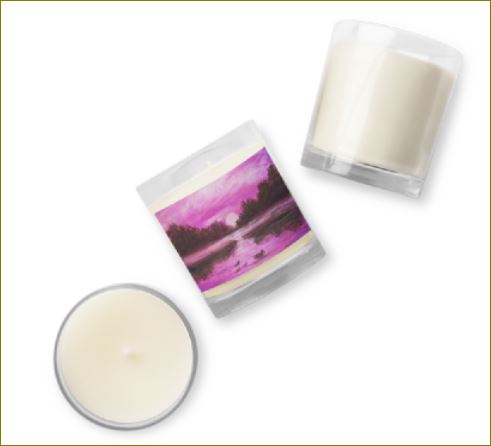 Hide ~ Glass Jar Soy Wax Candle