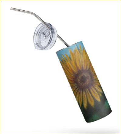 Petals of Yellows ~ Stainless Steel Tumbler