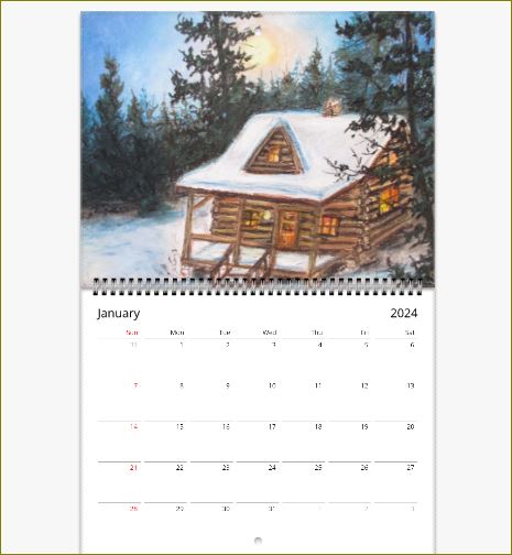 Artwork of Artist Jen Shearer ~ Calendars (US & CA)
