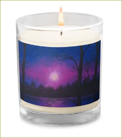 Petalled Dreams ~ Glass Jar Soy Wax Candle