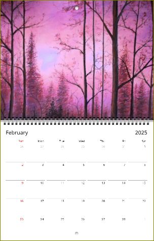 Dreamy Dreams ~ Calendar 2025 ~ (US & CA)
