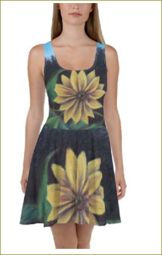 Sunflower Commitment ~ Skater Dress