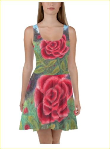 Field of Roses ~ Skater Dress