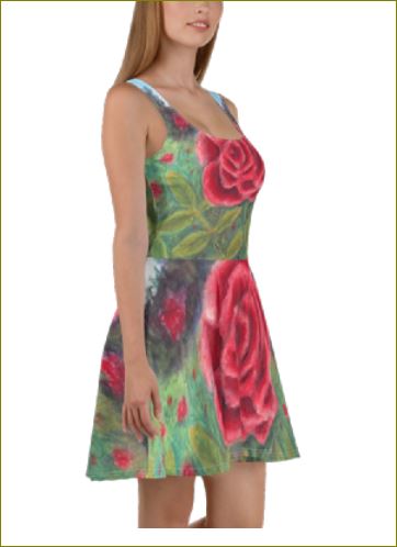 Field of Roses ~ Skater Dress