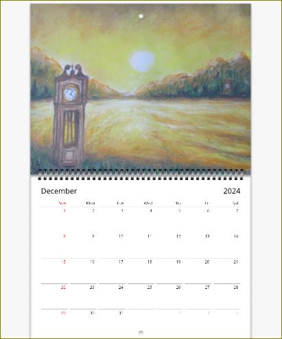 Sunsets of Yellow ~ Calendars (US & CA)