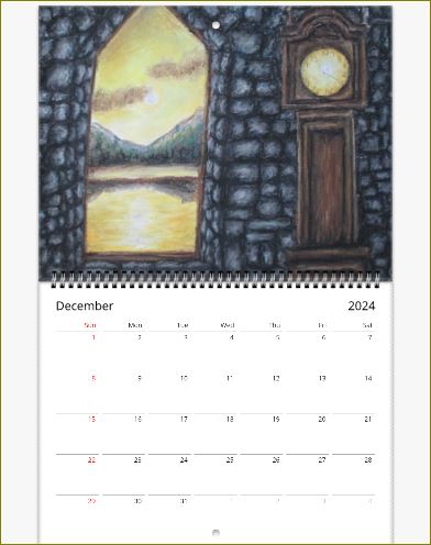 Dreamy Paintings ~ Calendars (US & CA)