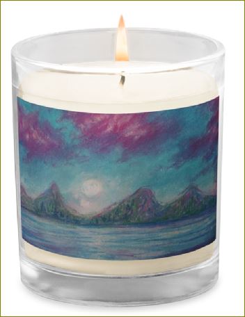 Dreamscape ~ Glass Jar Soy Wax Candle