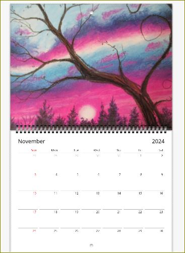 Dreaming of Sunsets ~ Calendars (US & CA)