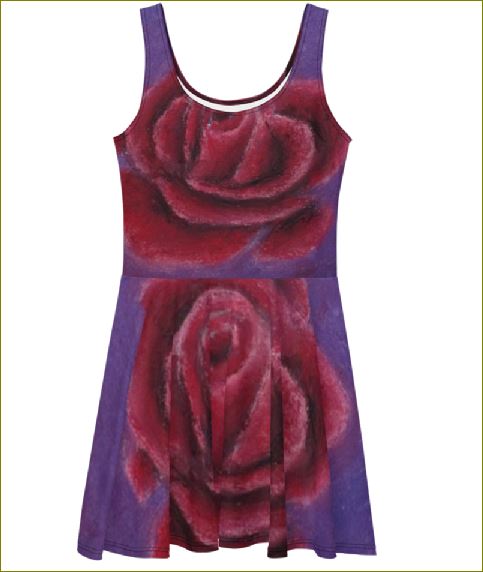 Rosy Rose ~ Skater Dress
