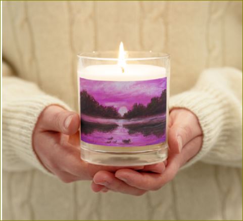 Hide ~ Glass Jar Soy Wax Candle