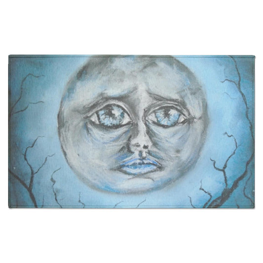 Poet and her Soul Speaking Paintings ~ prints, originals and more  A blue night Of whispering sorrow Holding the light And a pointy arrow Pointing to tomorrow  Original Artwork and Poetry of Artist Jen Shearer  This is a original painting printed on product.