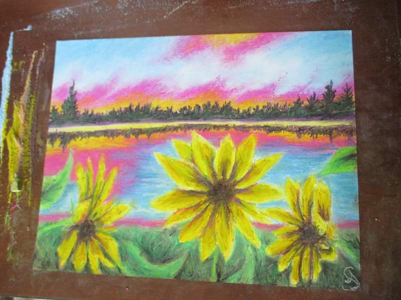 Sunflower Confessions ~ Art Print
