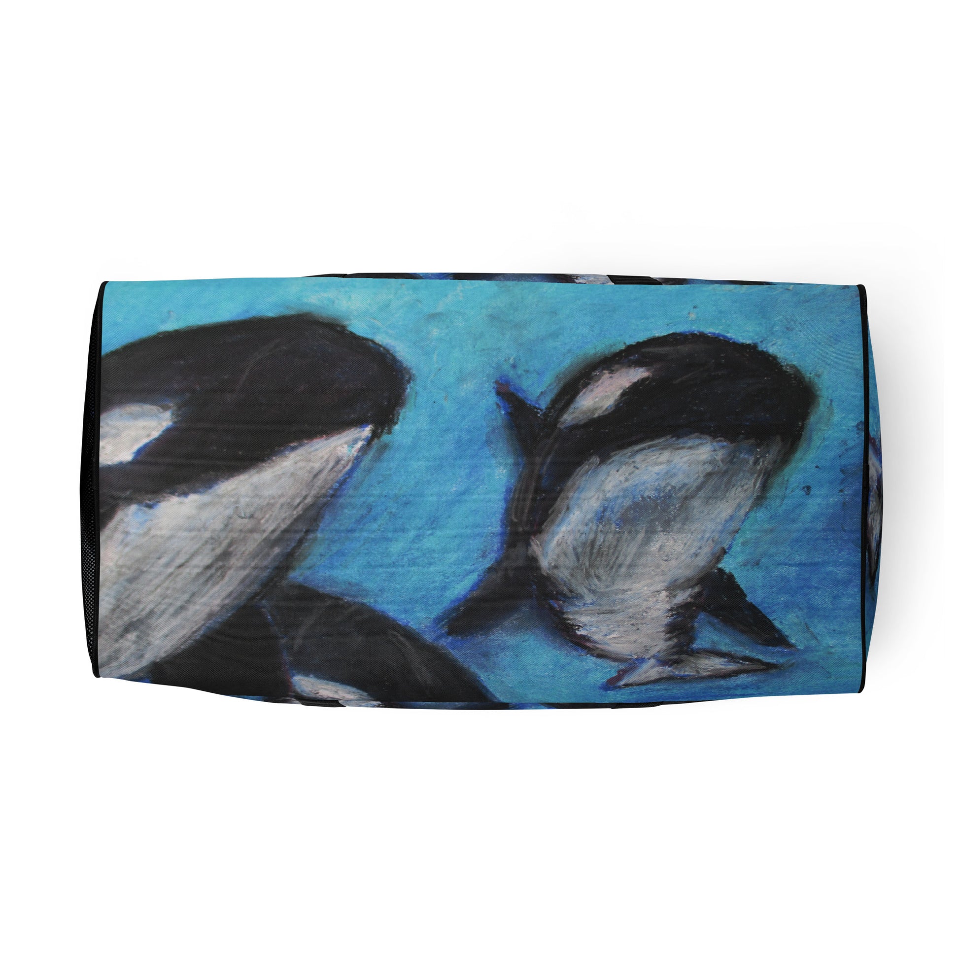 Poet and her Soul Speaking Paintings ~ prints, originals and more  Taking rides On the tides With orca calls Free with no walls Deep sea to the sea sides   Artwork and Poetry of Artist Jen Shearer   This is a original soft pastel painting printed on merchandise.
