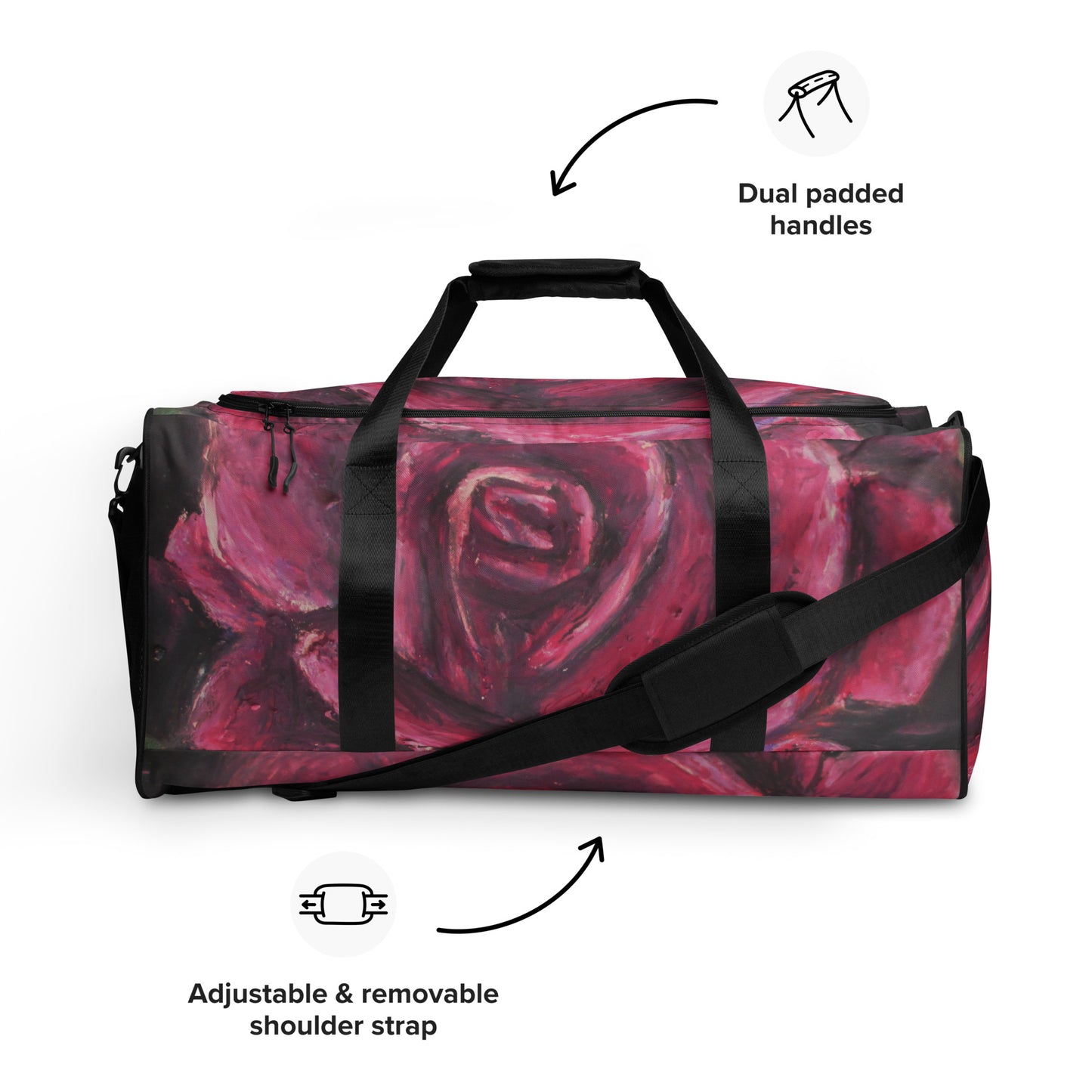 Rosy Pink ~ Duffle bag
