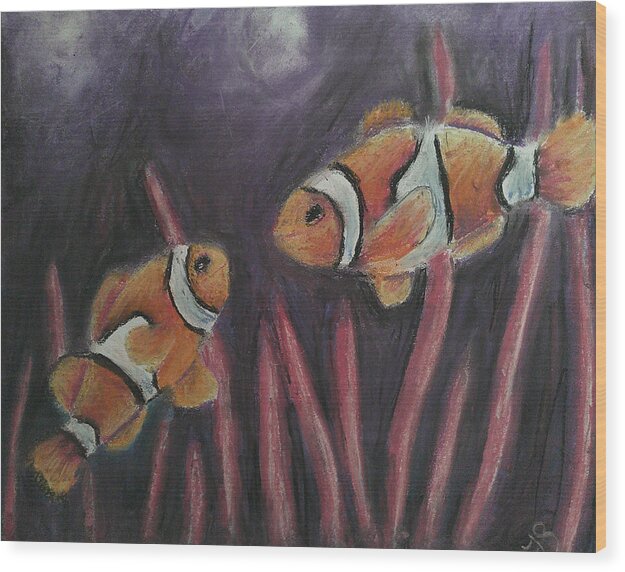 Clowning Around - Wood Print