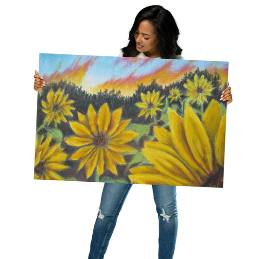 Sunflower Hue ~ Poster