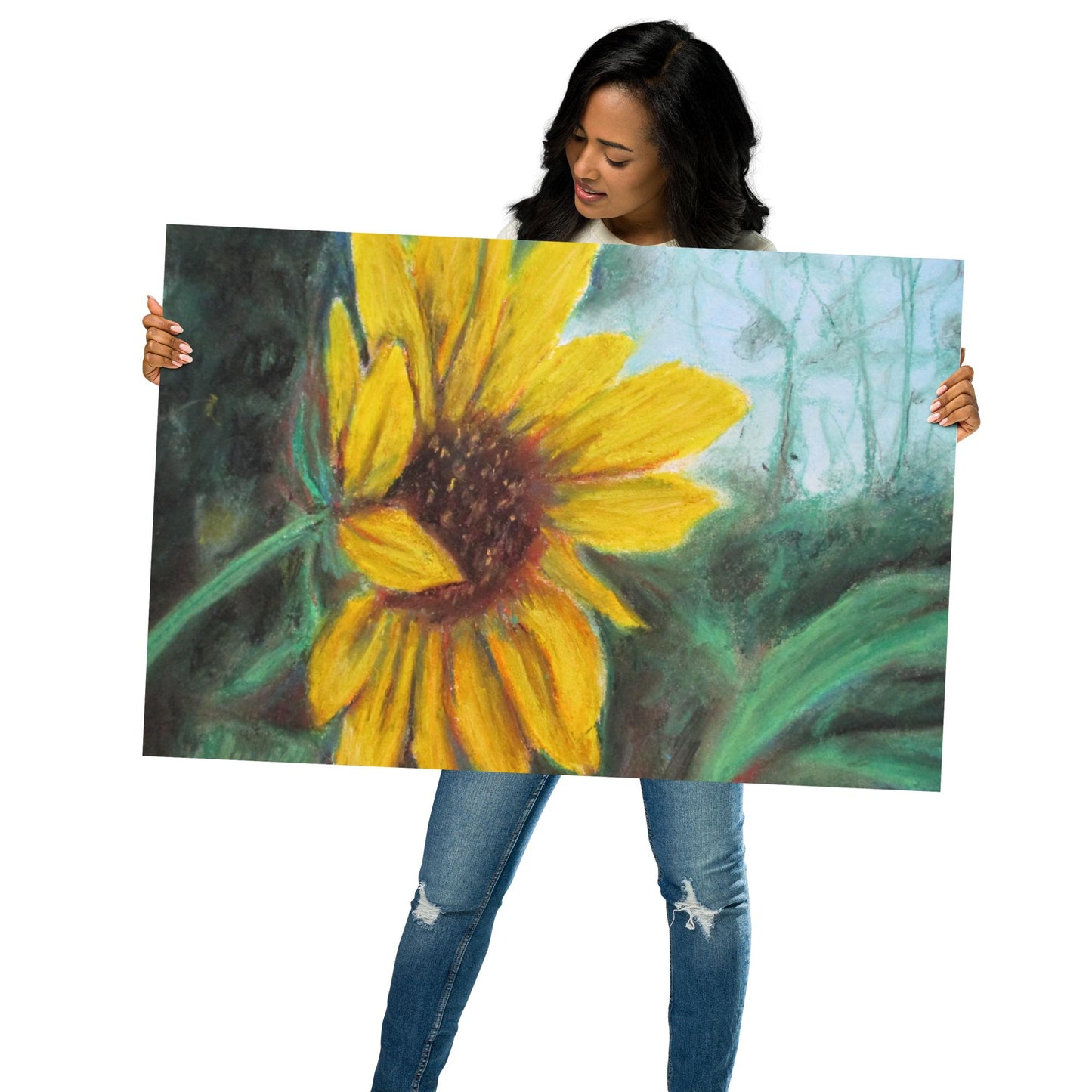 Sunflower View ~ Poster