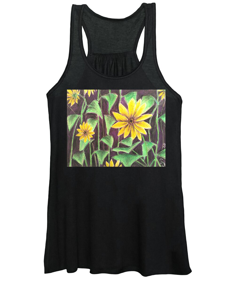 Nights of Sunflowers - Women's Tank Top