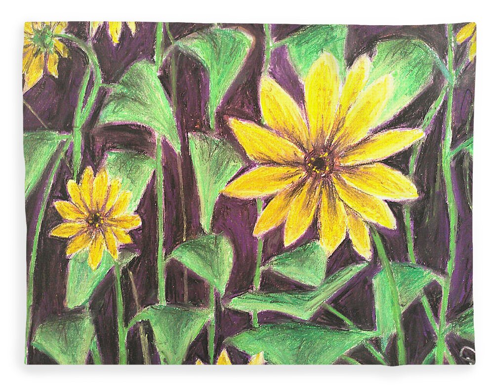 Nights of Sunflowers - Blanket