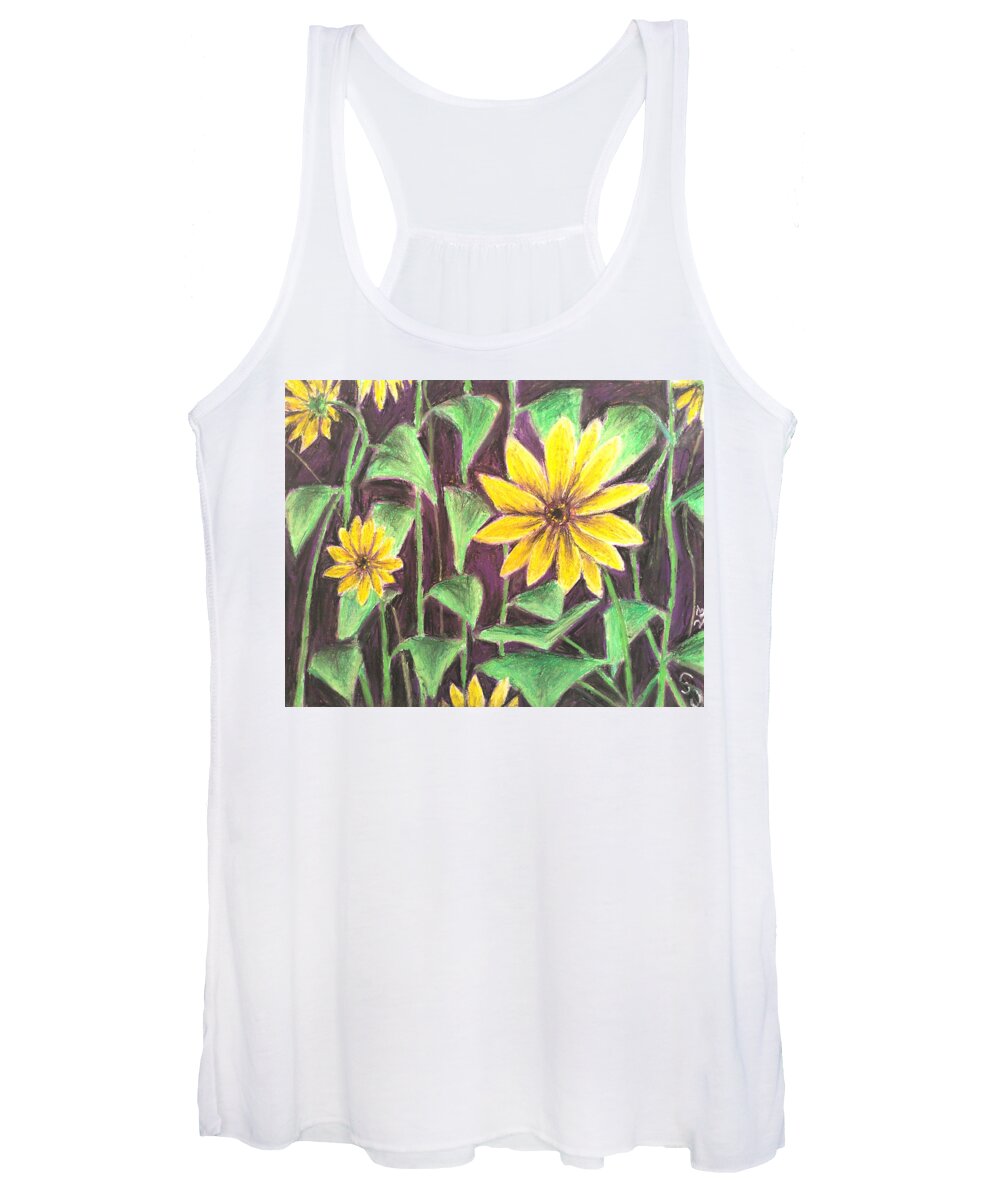 Nights of Sunflowers - Women's Tank Top
