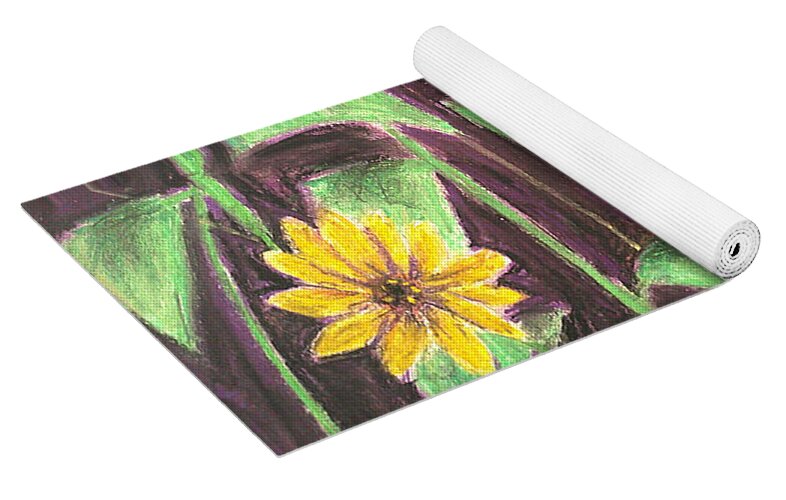 Nights of Sunflowers - Yoga Mat
