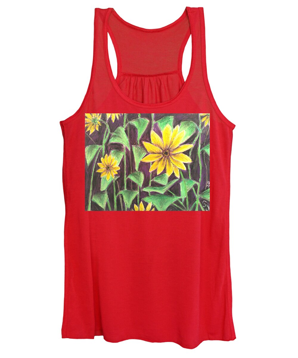 Nights of Sunflowers - Women's Tank Top