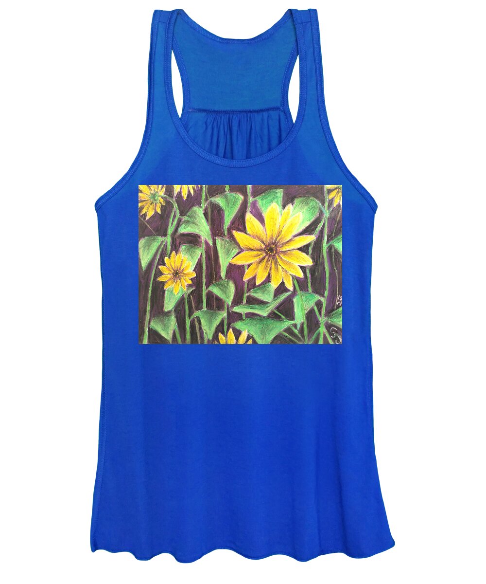Nights of Sunflowers - Women's Tank Top
