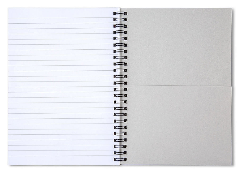 Nights of Sunflowers - Spiral Notebook