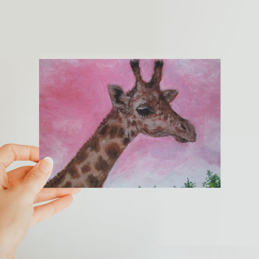 Mr. Giraffe ~ Postcard