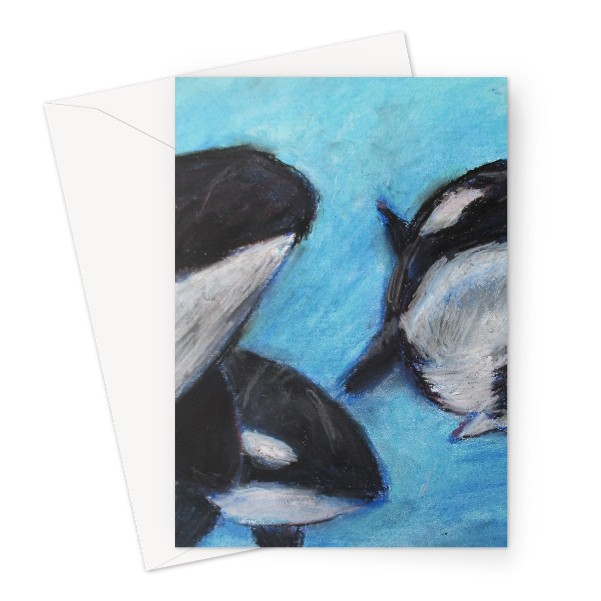 Orca Tides ~ Greeting Card