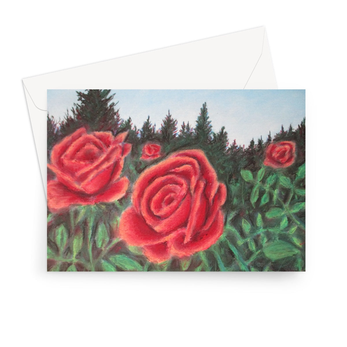 Pure Roses ~ Greeting Card