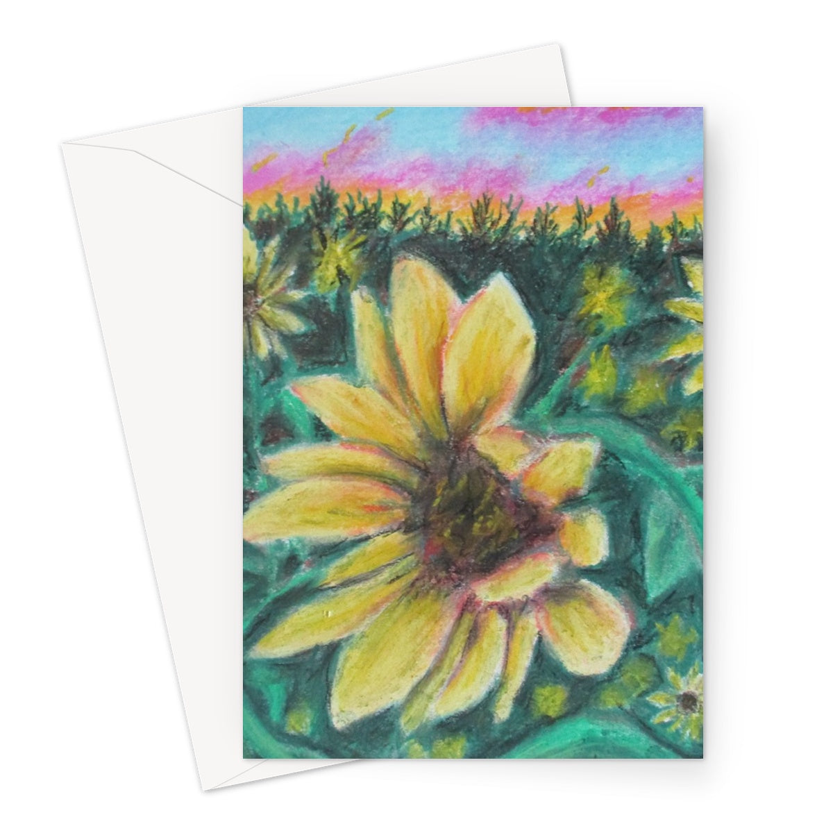 Sunflower Dreams ~ High Quality Greeting Card