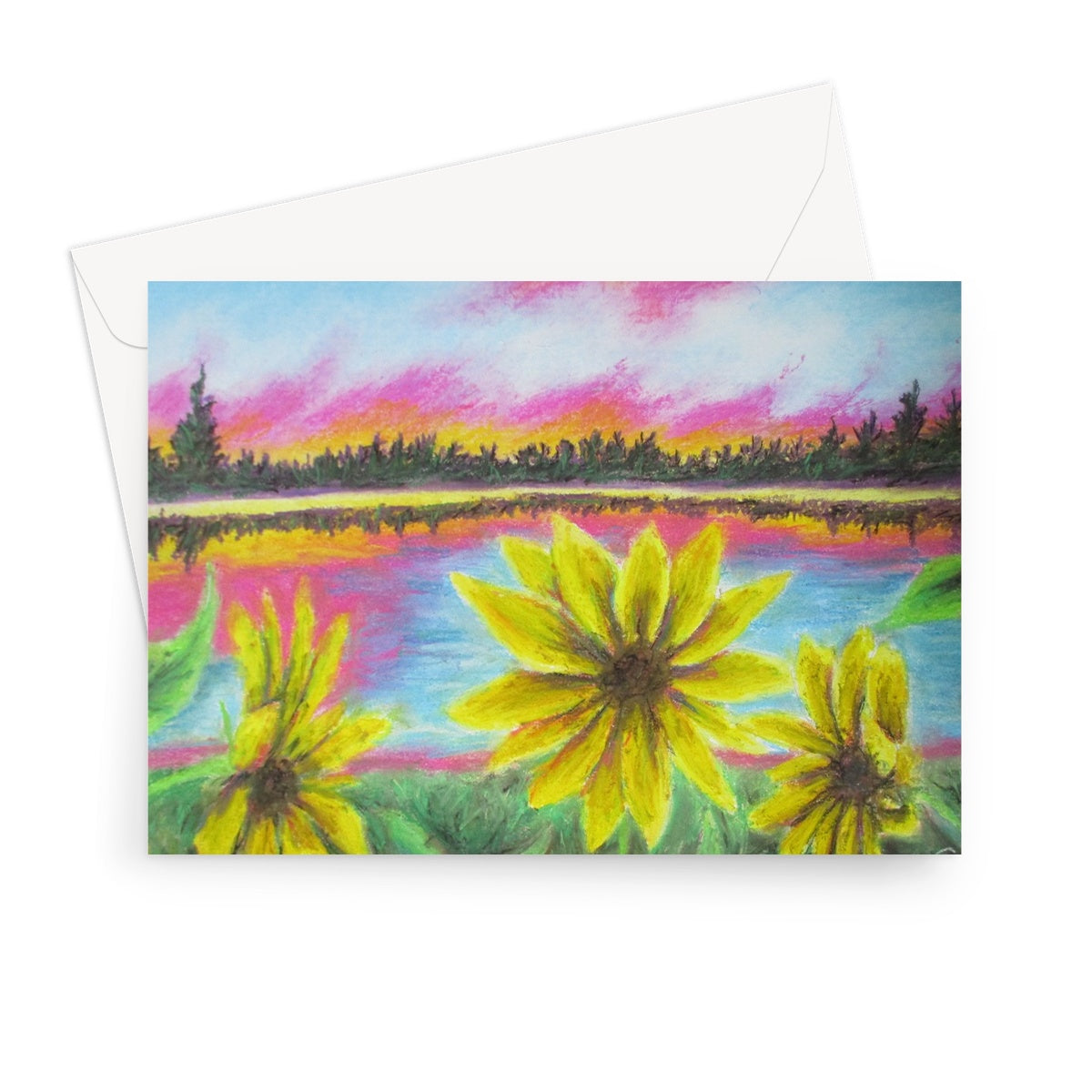Sunflower Confessions ~ Greeting Card
