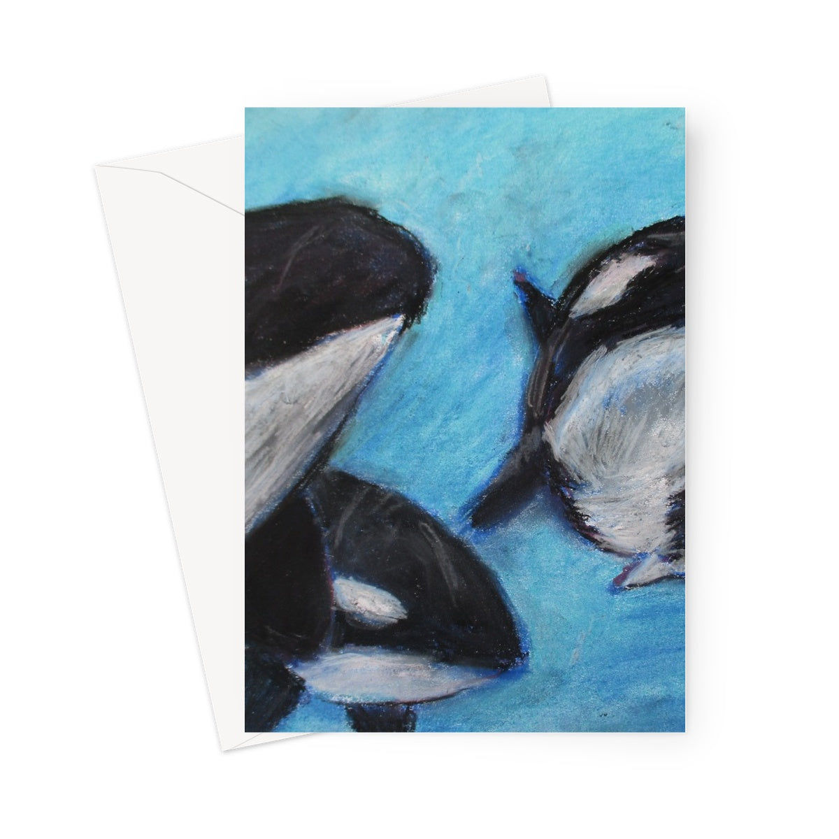 Orca Tides ~ Greeting Card