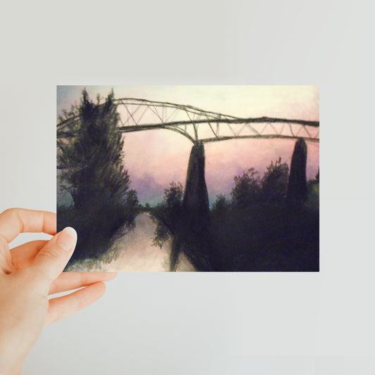 Cornwall's Bridge ~ Postcard