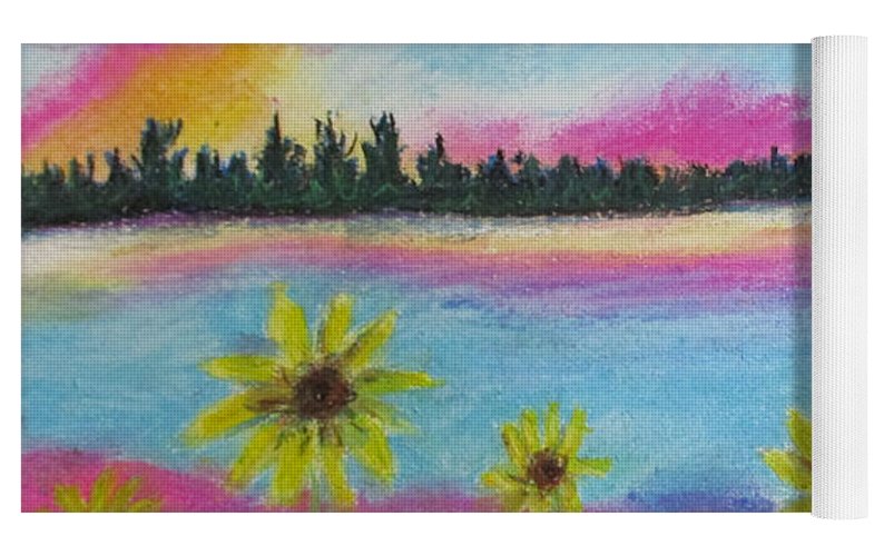 Poet and her Soul Speaking Paintings ~ prints, originals and more  Pushing purple and pink on the lake Flower attention it is to make Flower flower that is all Sunsets, animals, fantasy and fall  Original Artwork and Poetry of Artist Jen Shearer  This is a original painting printed on merchandise.