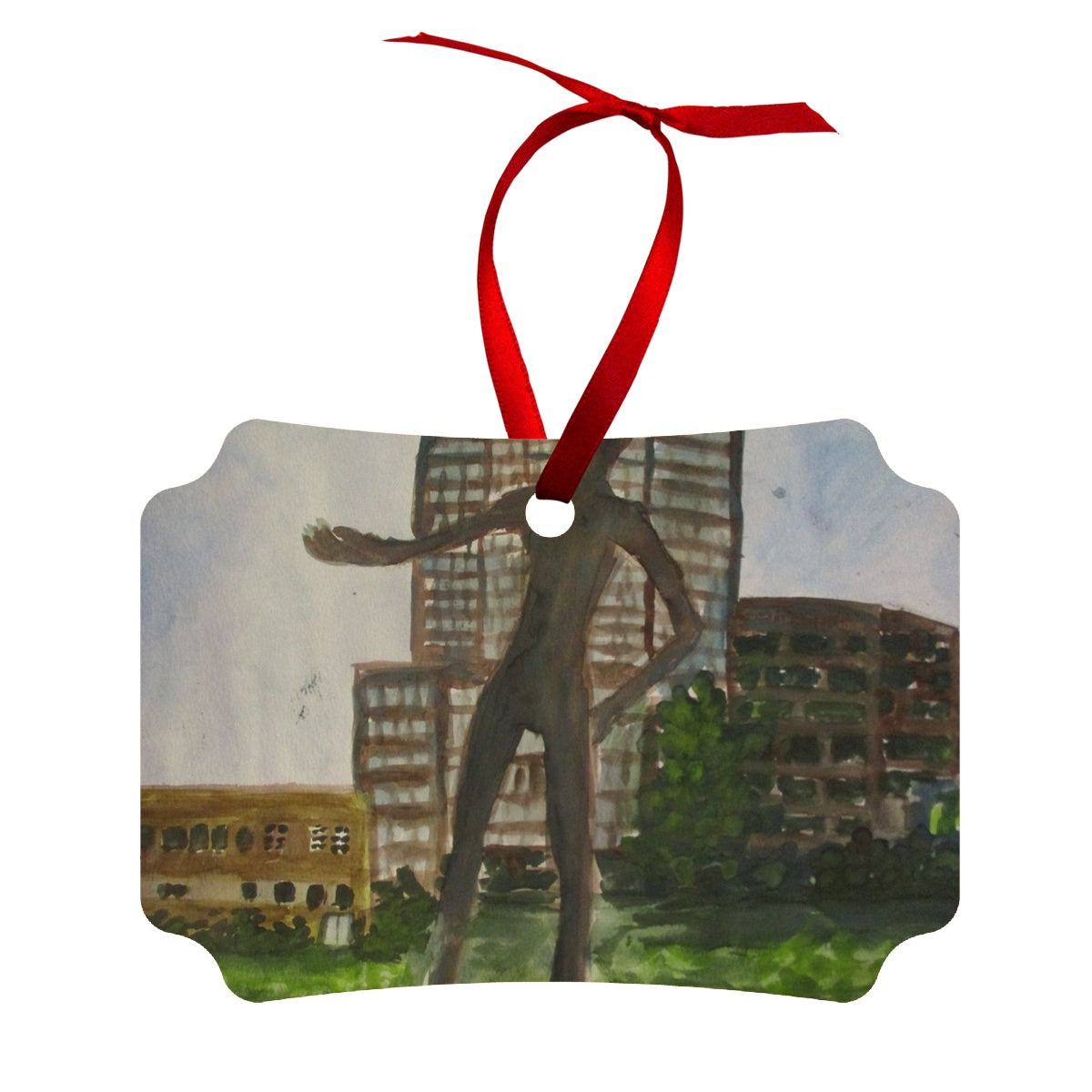 State ~ Wood Ornament