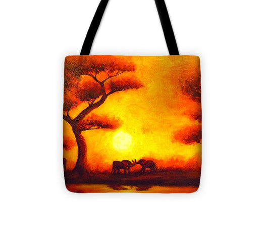 African Sunset  - Tote Bag