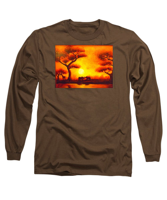 African Sunset  - Long Sleeve T-Shirt