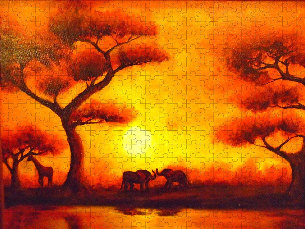 African Sunset  - Puzzle