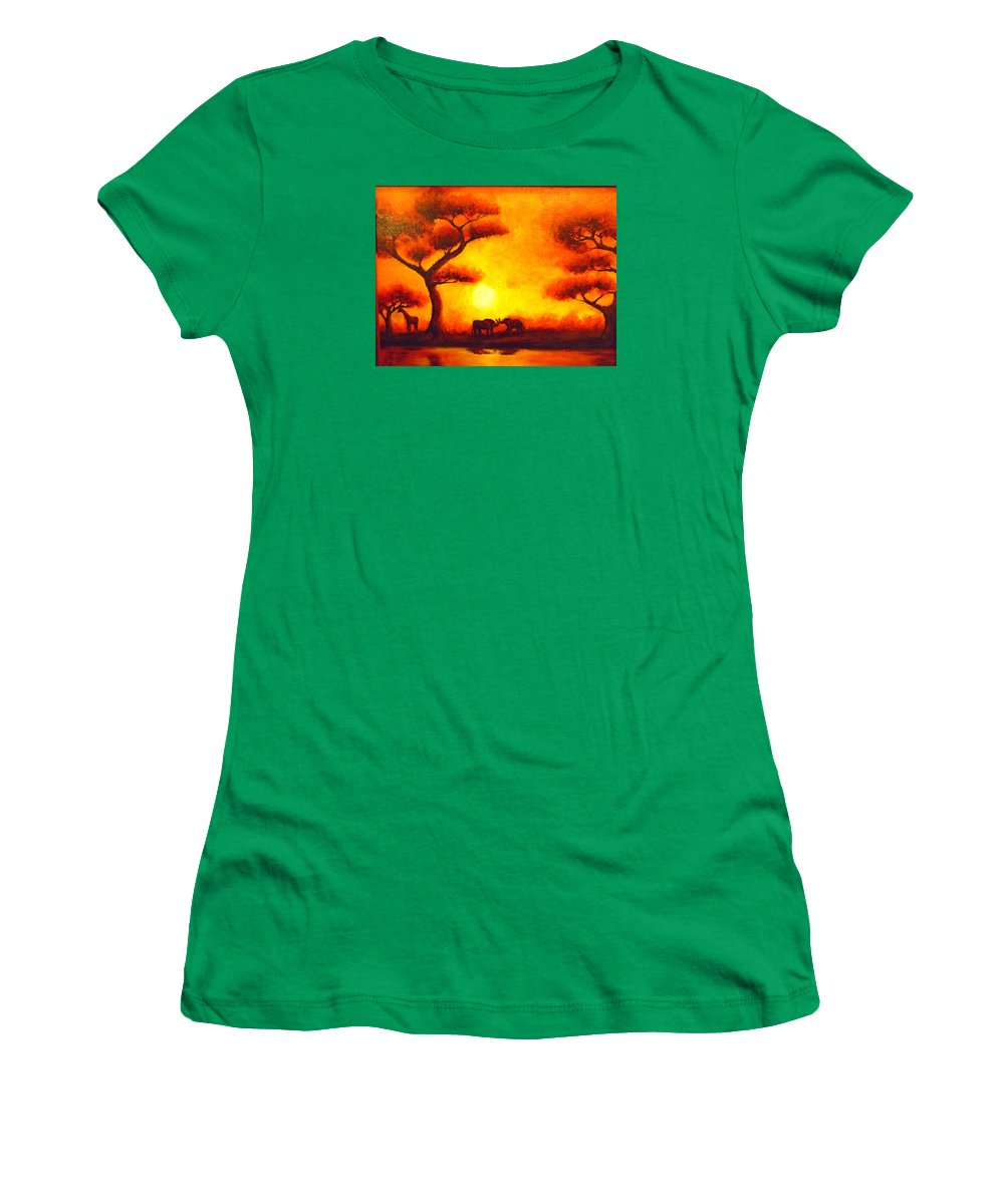 African Sunset  - Women's T-Shirt
