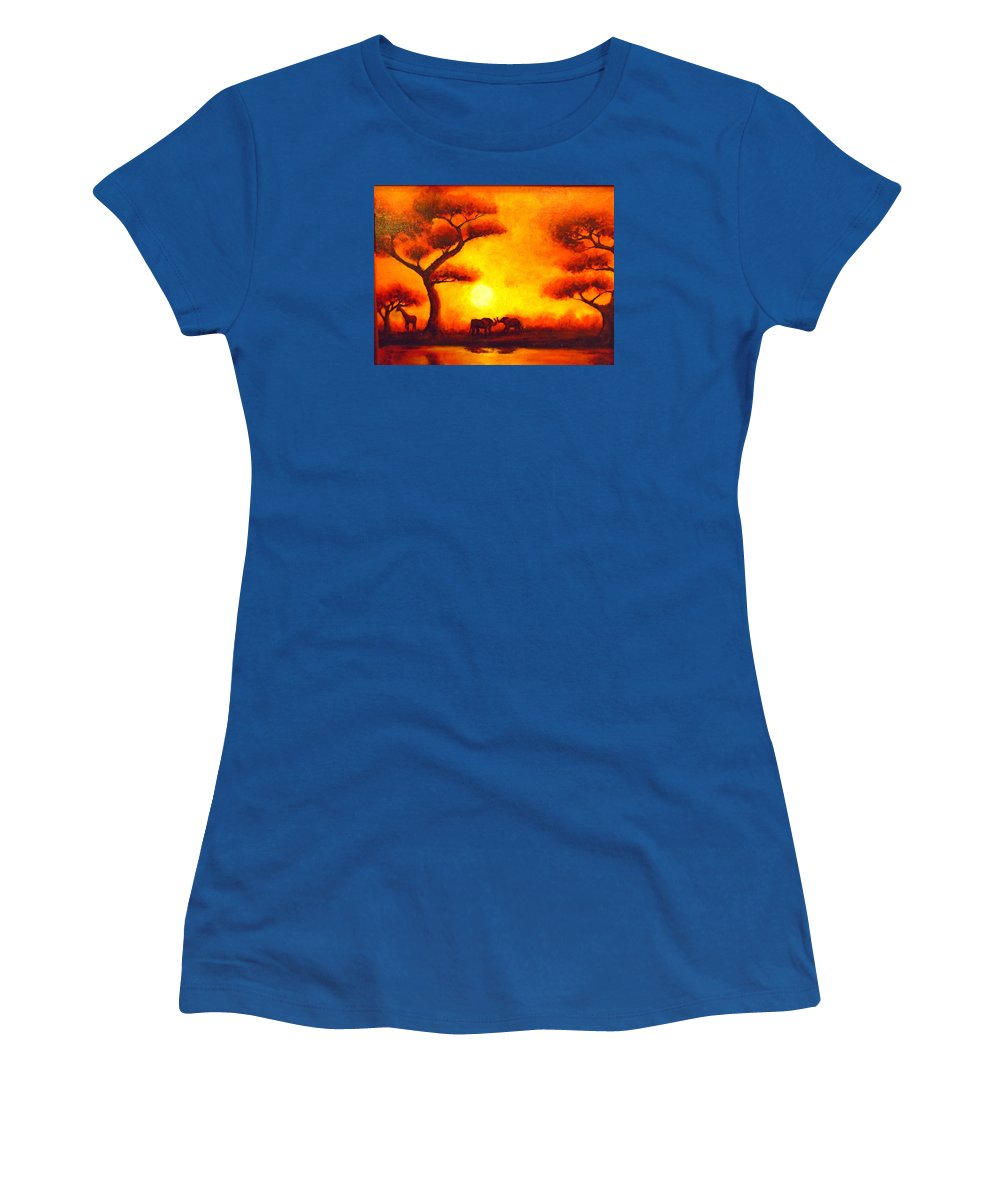 African Sunset  - Women's T-Shirt