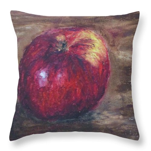 Apple A - Throw Pillow