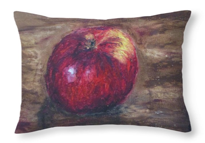 Apple A - Throw Pillow