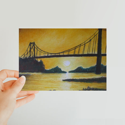 Bridge of Yellow ~ Postcard