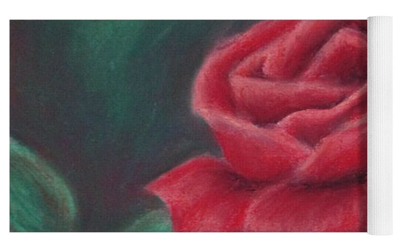 Poet and her Soul Speaking Paintings ~ prints, originals and more  Petals of rose Time on froze Each petal in a place Folding bending with grace  Original Artwork and Poetry of Artist Jen Shearer   This is a original painting printed on product.