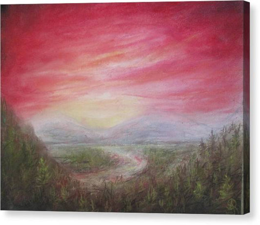 Bloody Sunset  - Canvas Print