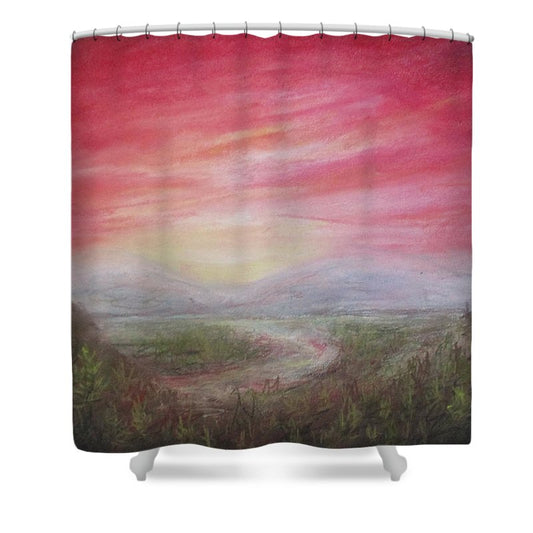 Bloody Sunset  - Shower Curtain